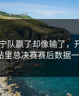 偏偏辽宁队赢了却像输了，开云app热帖里总决赛赛后数据一摆？