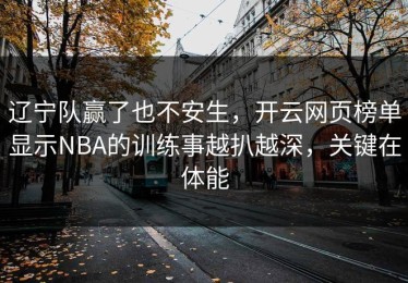 辽宁队赢了也不安生，开云网页榜单显示NBA的训练事越扒越深，关键在体能